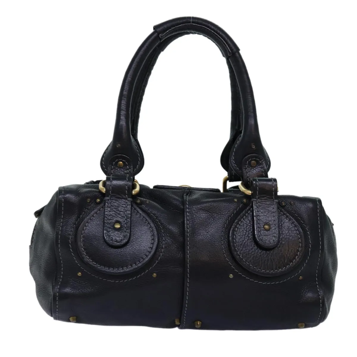 Chloe Paddington Shoulder Bag Leather Black yk12335