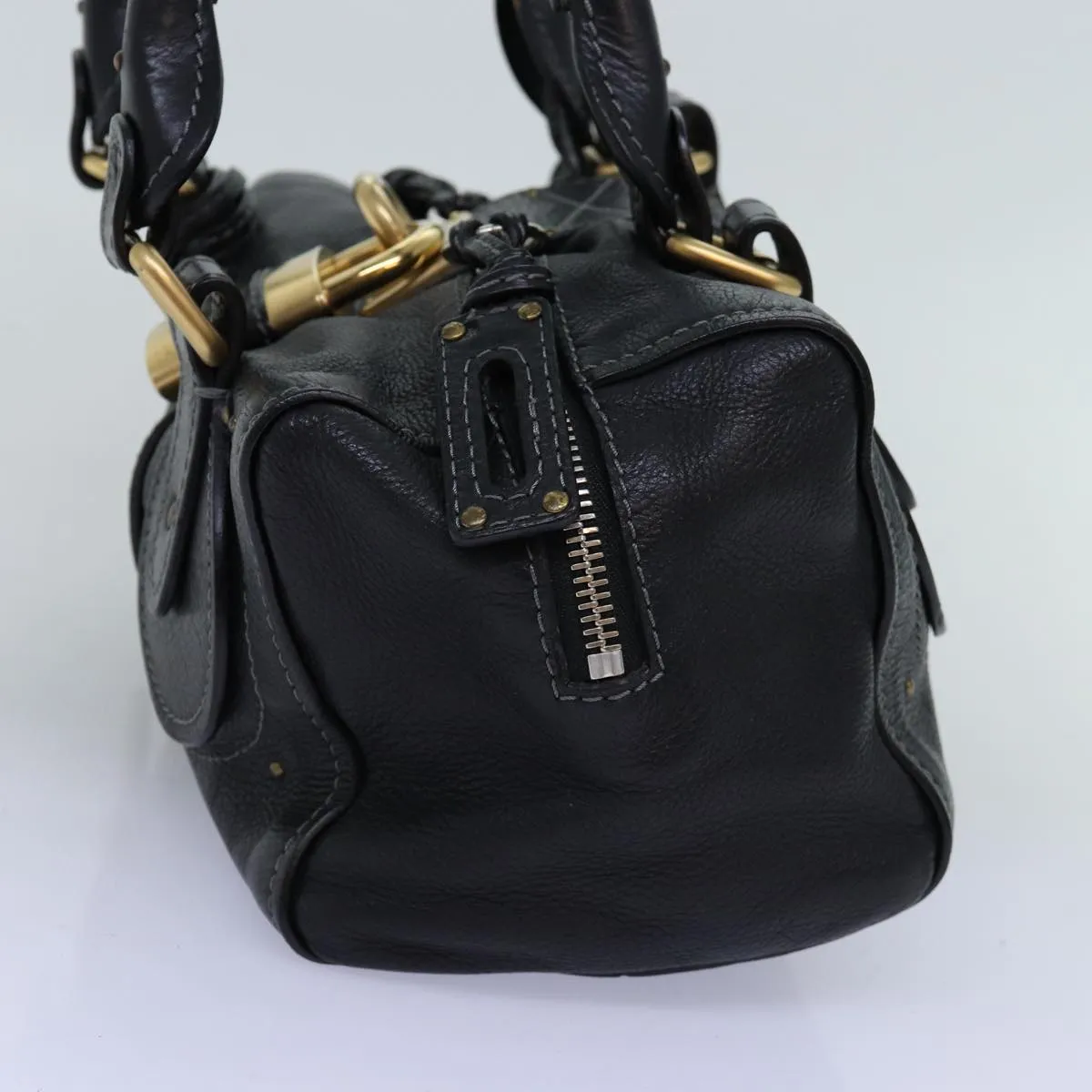 Chloe Paddington Shoulder Bag Leather Black yk12335