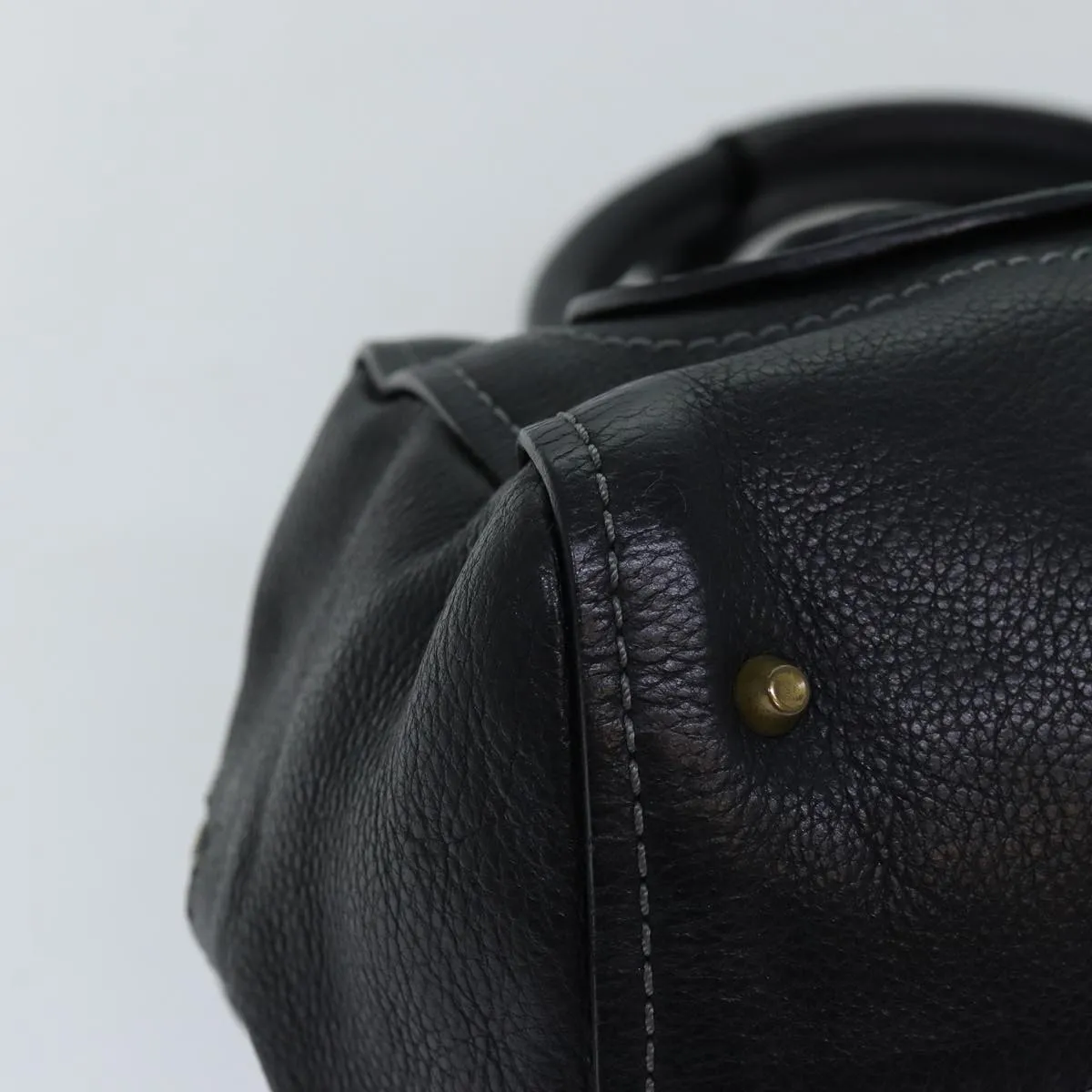Chloe Paddington Shoulder Bag Leather Black yk12335