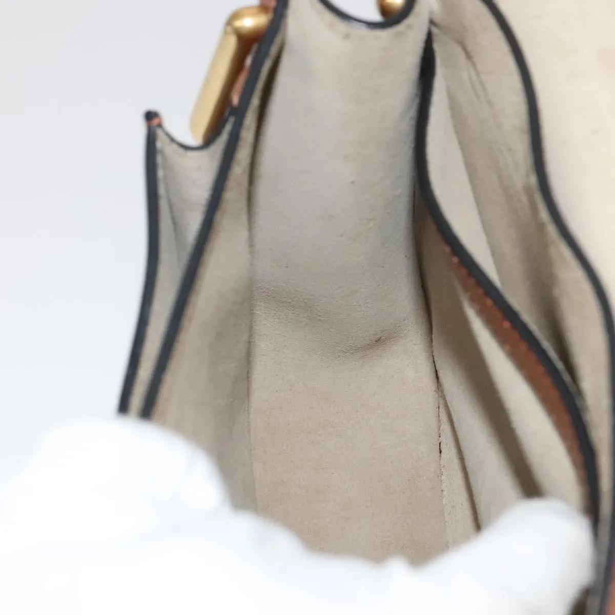 Chloe Shoulder Bag Leather Brown 111369A