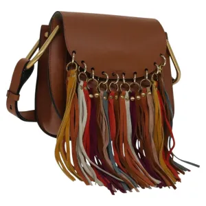 Chloe Shoulder Bag Leather Brown 111369A