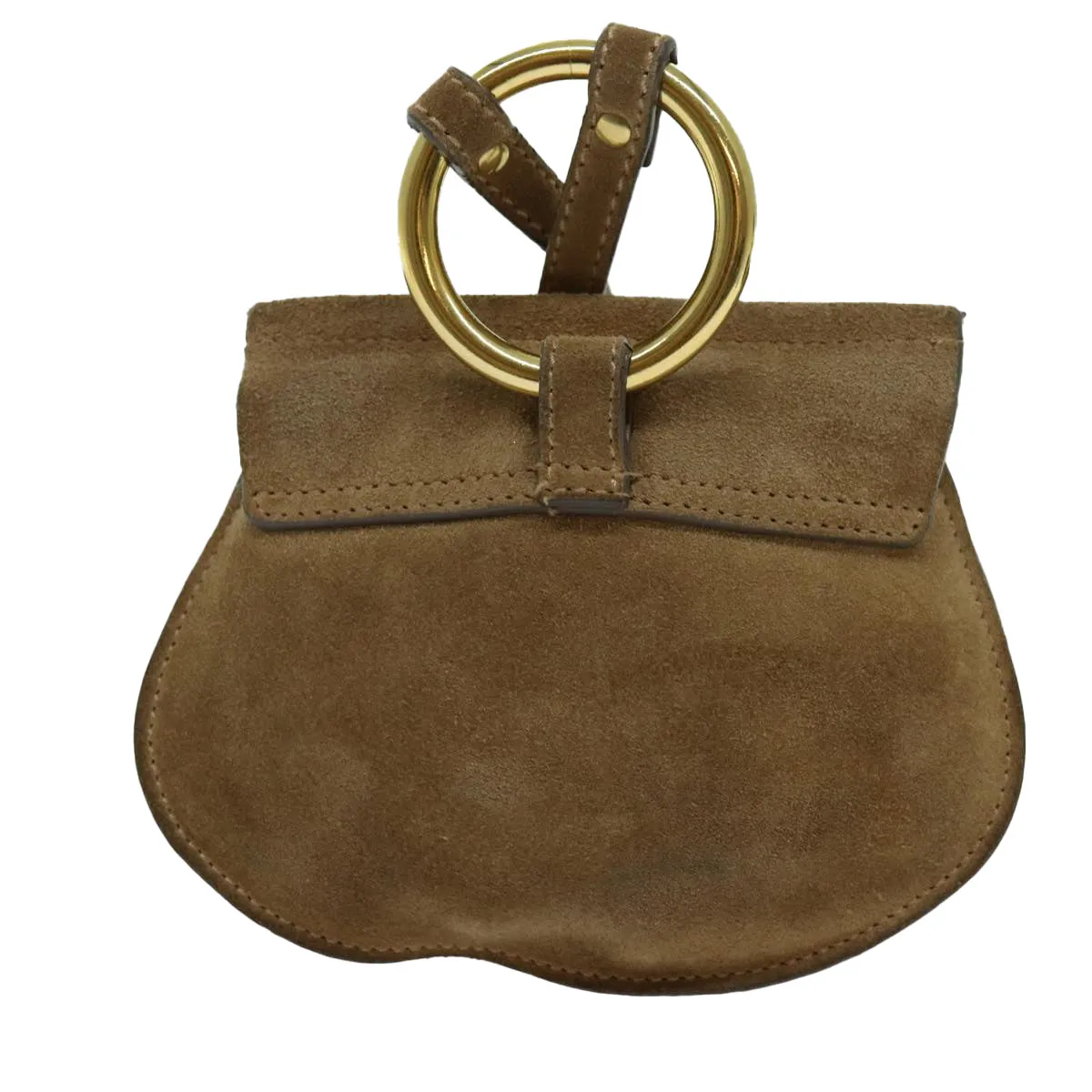 Chloe Shoulder Bag Suede Beige 70181