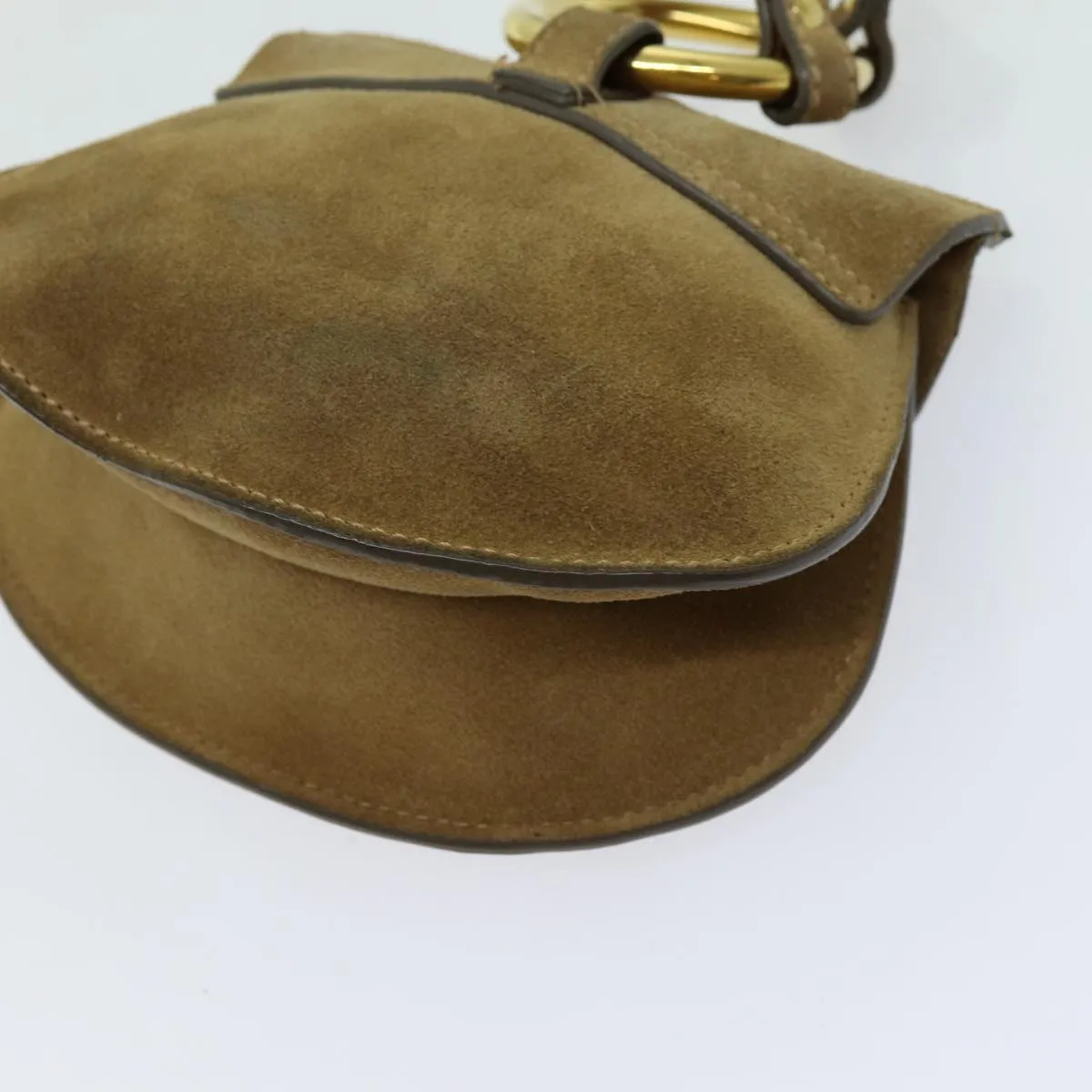 Chloe Shoulder Bag Suede Beige 70181