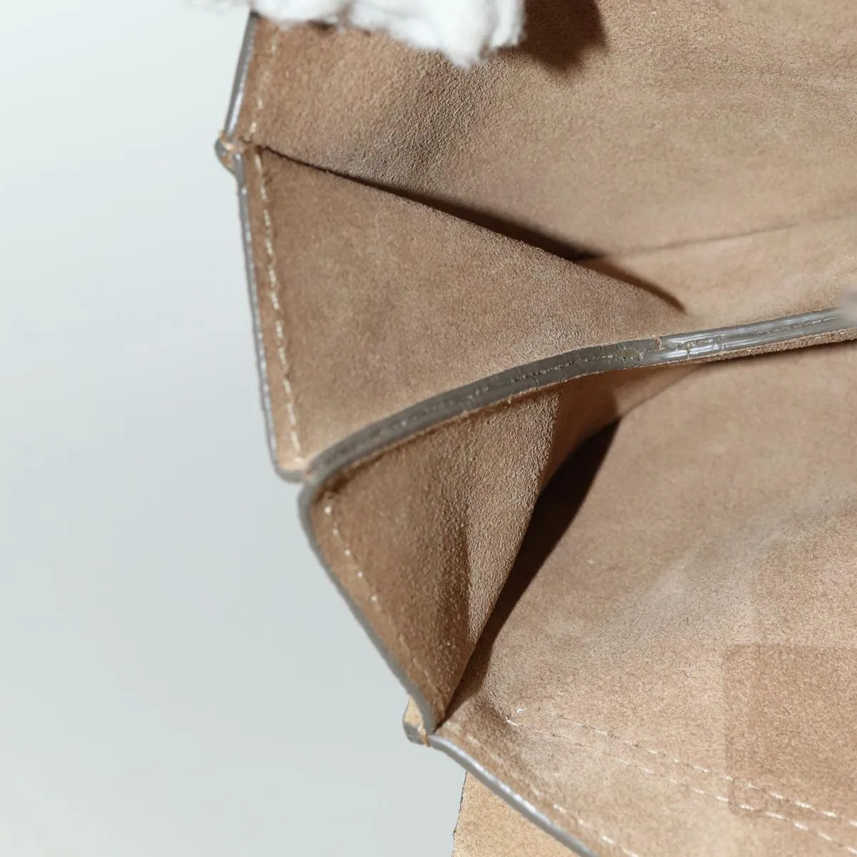 Chloe Shoulder Bag Suede Beige 70181