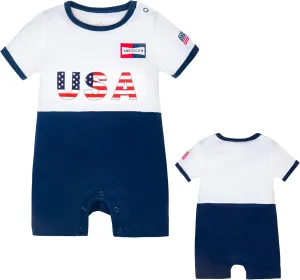 Cnins Soccer Baby Clothes - Matching Family Rompers 0-24M | Unisex Gifts for Futbol Game Days & Photo Shoots