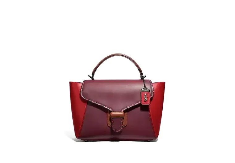 COACH COURIER CARRYALL CALFSKIN LEATHER BAG