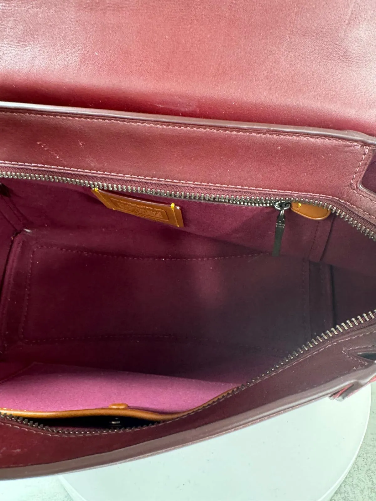 COACH COURIER CARRYALL CALFSKIN LEATHER BAG