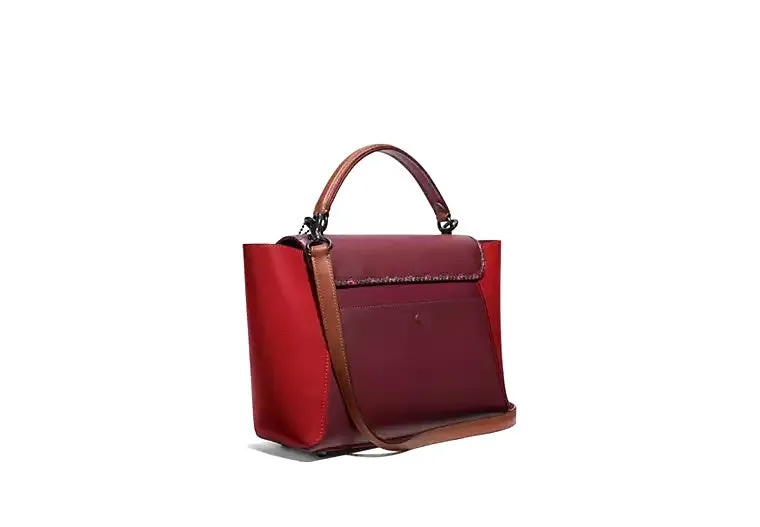 COACH COURIER CARRYALL CALFSKIN LEATHER BAG