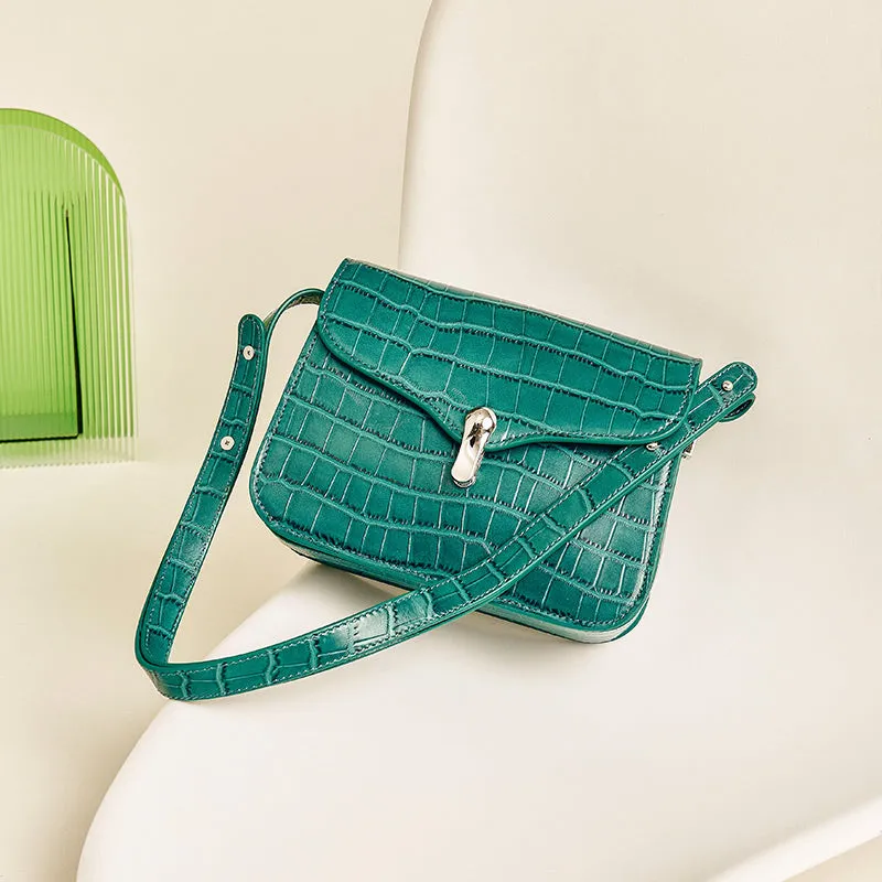 Cow Leather Shoulder Handbag for Women