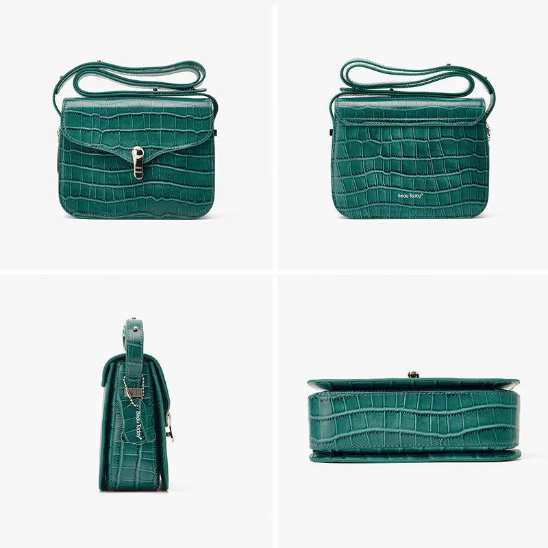 Cow Leather Shoulder Handbag for Women