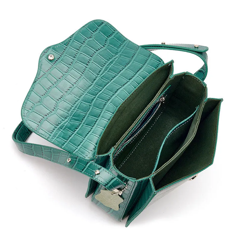 Cow Leather Shoulder Handbag for Women