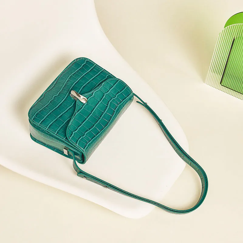 Cow Leather Shoulder Handbag for Women