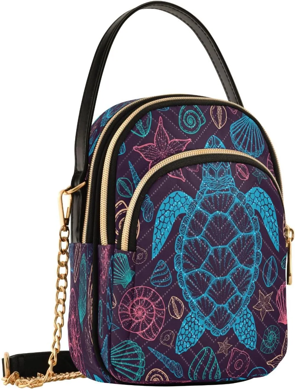 Crossbody Bags Crossbody Purse Chest Bag Sun Moon Stars Witch for Women Trendy