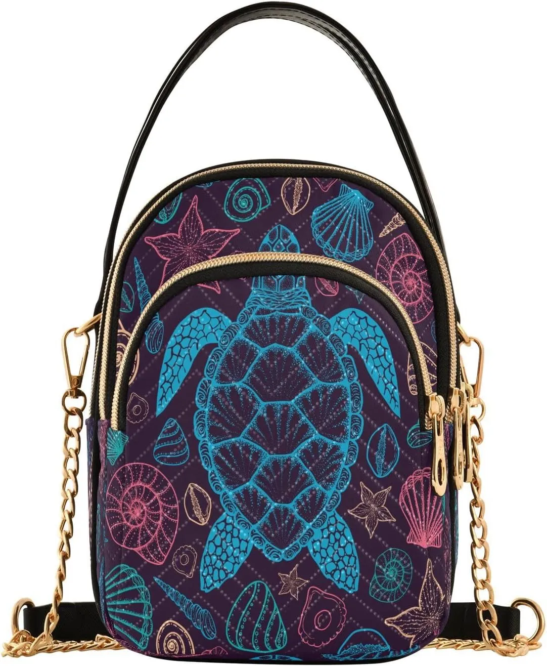 Crossbody Bags Crossbody Purse Chest Bag Sun Moon Stars Witch for Women Trendy