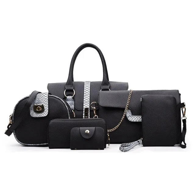 Crossbody Bags Messenger Rich variety Holder Sets Designer Time-sensitive Lady's Women Hand Bags Bag Card Handbags Wallet Purse Shoulder Luxury 6Pcs Women's