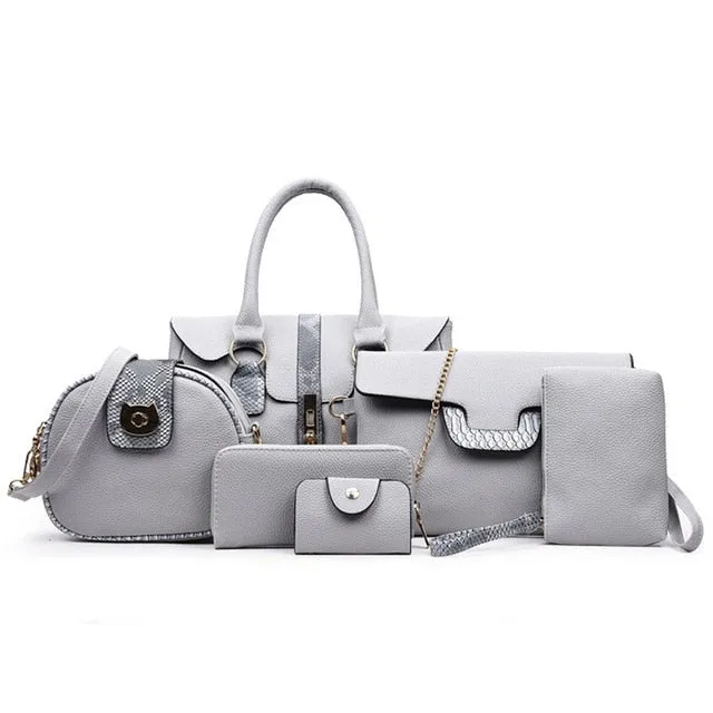Crossbody Bags Messenger Rich variety Holder Sets Designer Time-sensitive Lady's Women Hand Bags Bag Card Handbags Wallet Purse Shoulder Luxury 6Pcs Women's
