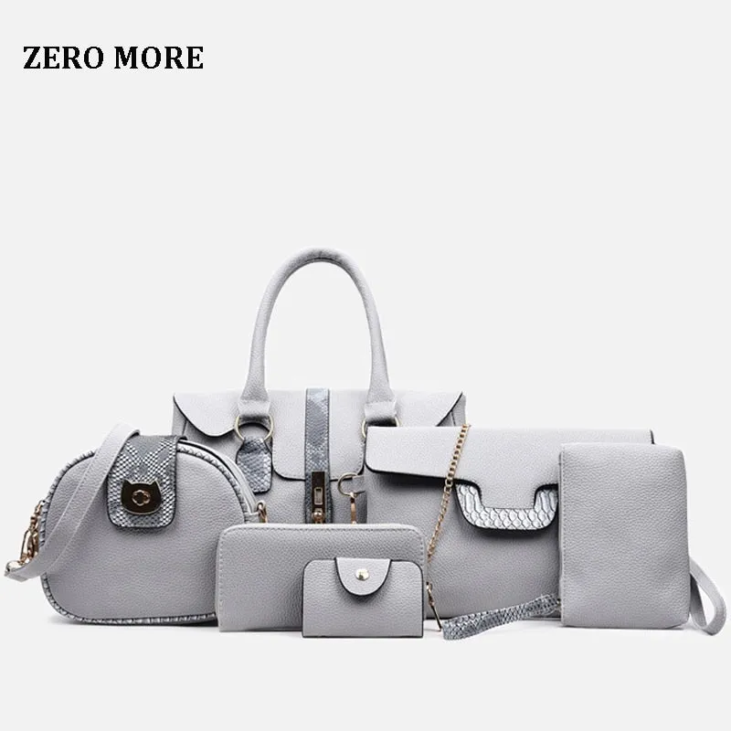 Crossbody Bags Messenger Rich variety Holder Sets Designer Time-sensitive Lady's Women Hand Bags Bag Card Handbags Wallet Purse Shoulder Luxury 6Pcs Women's