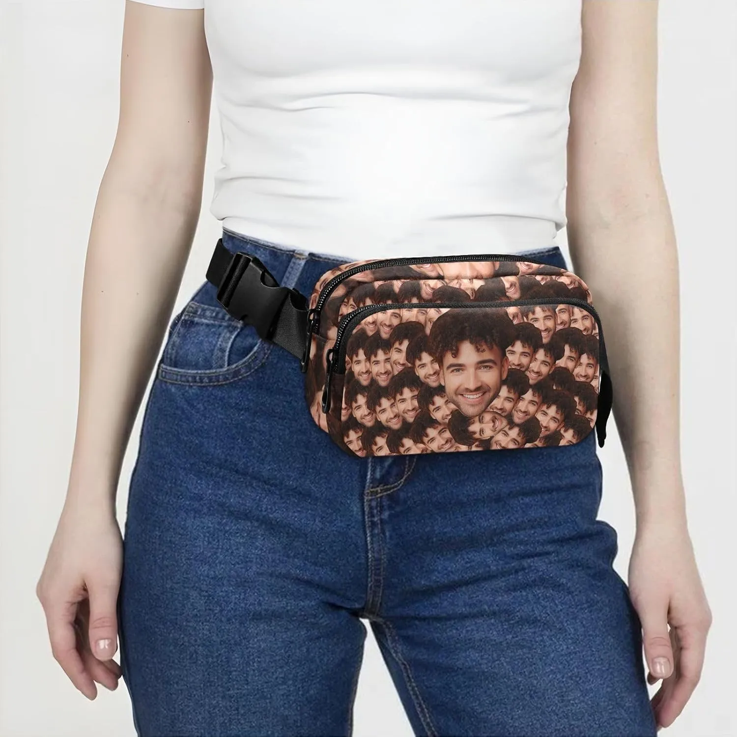 Custom Face Fanny Packs for Women Fanny Pack For Men Belt Bag Crossbody Fanny Packs for Women Running Fanny Pack Waist Pack 21343346c