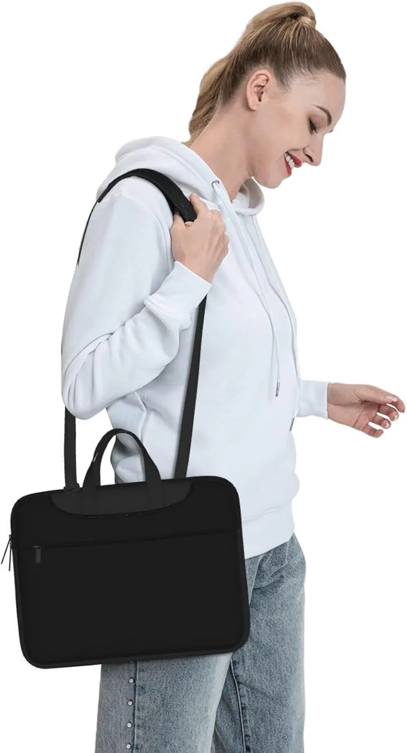 Custom Laptop Bag Messenger & Shoulder Bags Add Photo Text Computer Carrying Case with Strap