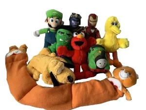 Custom Weighted shoulder wrap, 3 lb characters, stuffed animal that is weighted for a fun shoulder wrap and helps with calming, Various Patterns