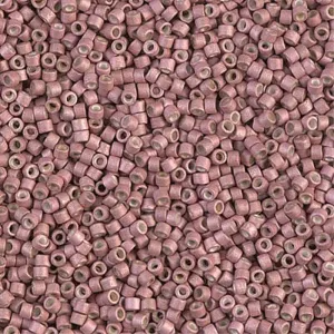 DB 1166,Pink Blush Galvanized Matte  - Miyuki Delica Beads - Size 11 - 5 grams - Japanese Cylinder Glass Seed Beads - Wholesale & Retail