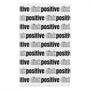 Dink Positive Sport Towel - White