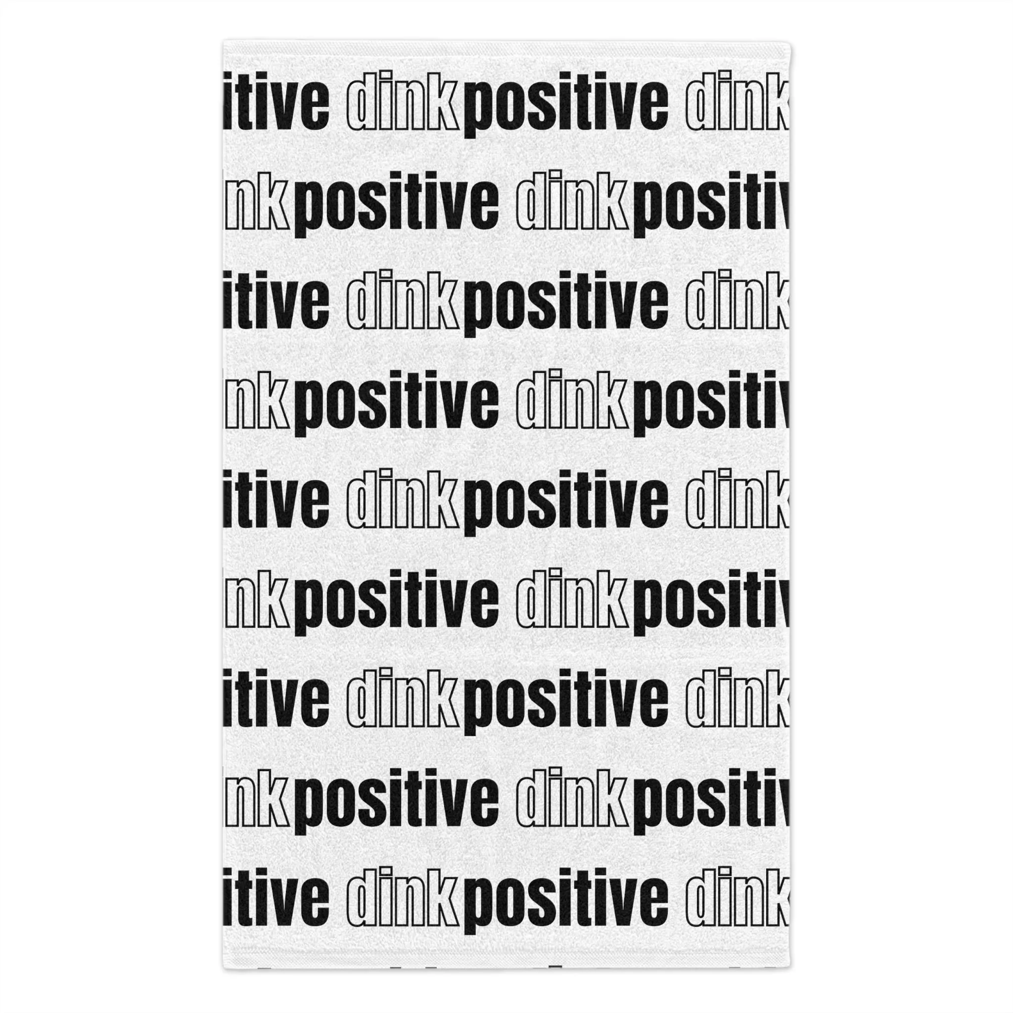 Dink Positive Sport Towel - White