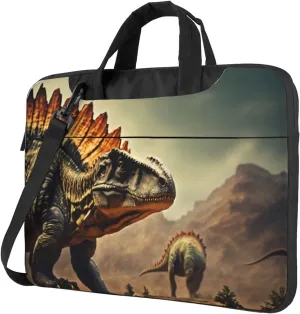 Dinosaur Print Work Casual Office Laptop Shoulder Messenger Bag 13 inch 14 inch 15.6 inch