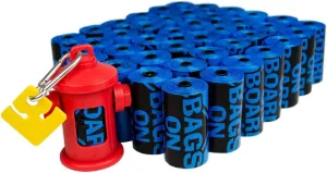Dog Poop Bags - Strong, Leak Proof Dog Waste Bags - 9 x 14 Inches, 600 Blue Bags (3203940071)