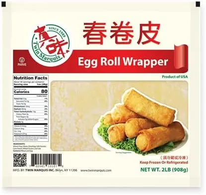 Egg Roll Wrappers 春卷皮 5 LB x 2 packs