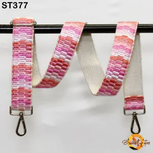 Embroidered Purse Strap Crossbody Strap for Purses Boho Bags Strap Embroidery Replacement Strap Boho Guitar Strap Handbag Strap gift for her