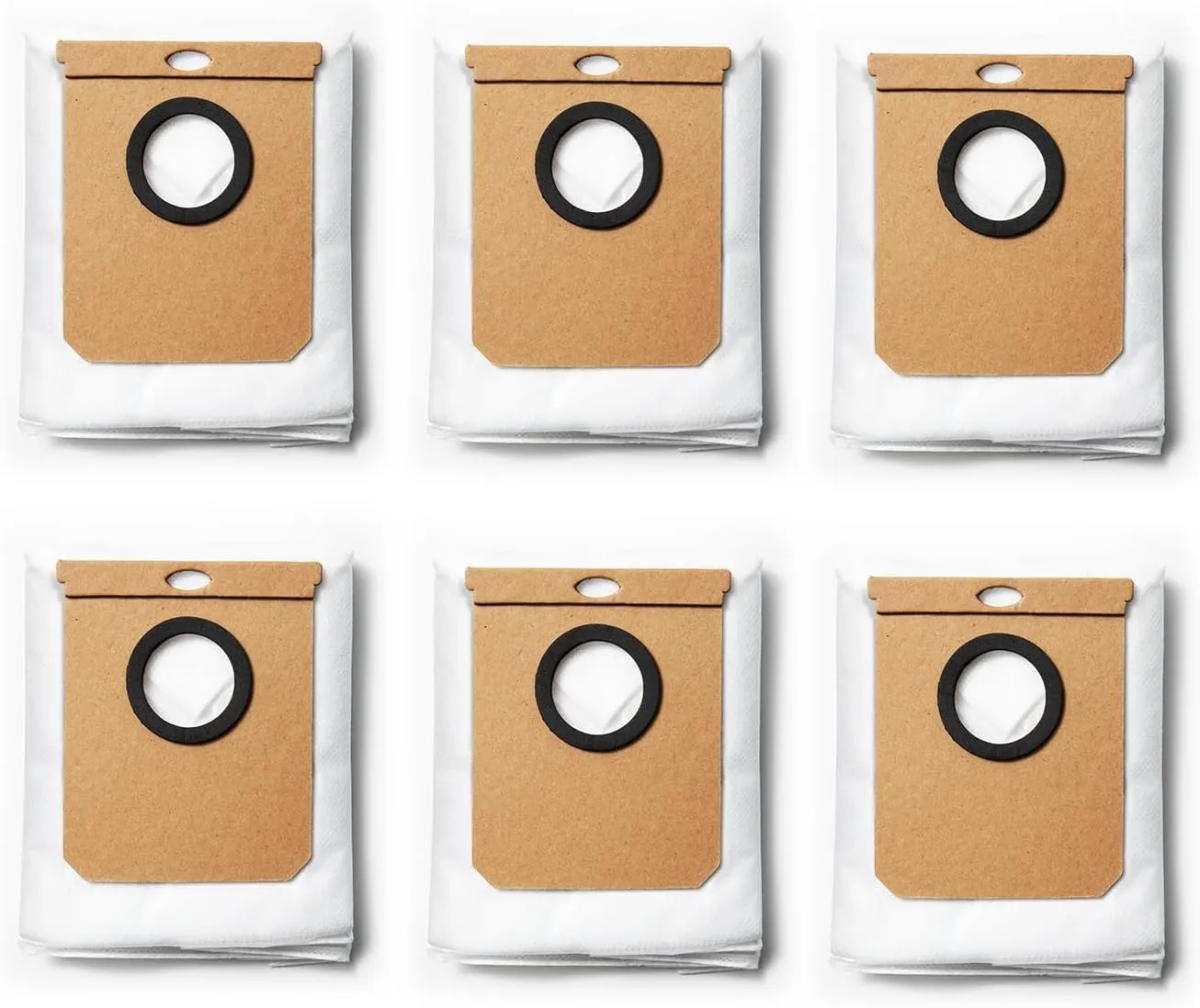 eufy Official Replacement Dust Bags for eufy L60/L50 Series with Self-Empty Station(Pack of 6)
