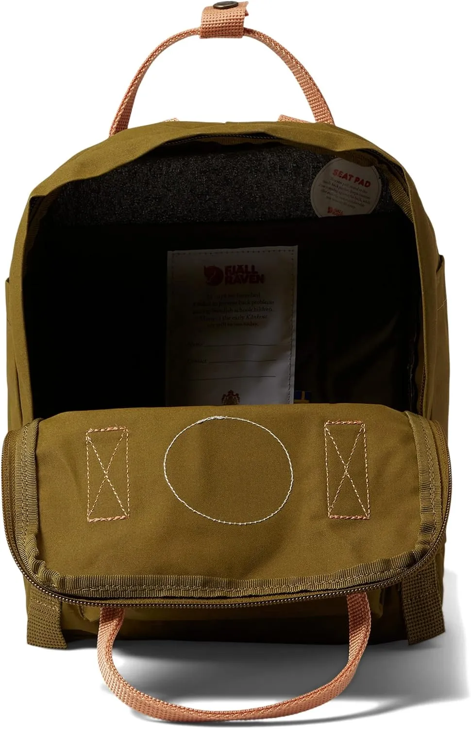 Fjällräven Unisex Kånken Mini Foliage Green/Peach Sand One Size One Size