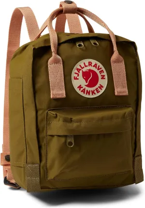 Fjällräven Unisex Kånken Mini Foliage Green/Peach Sand One Size One Size