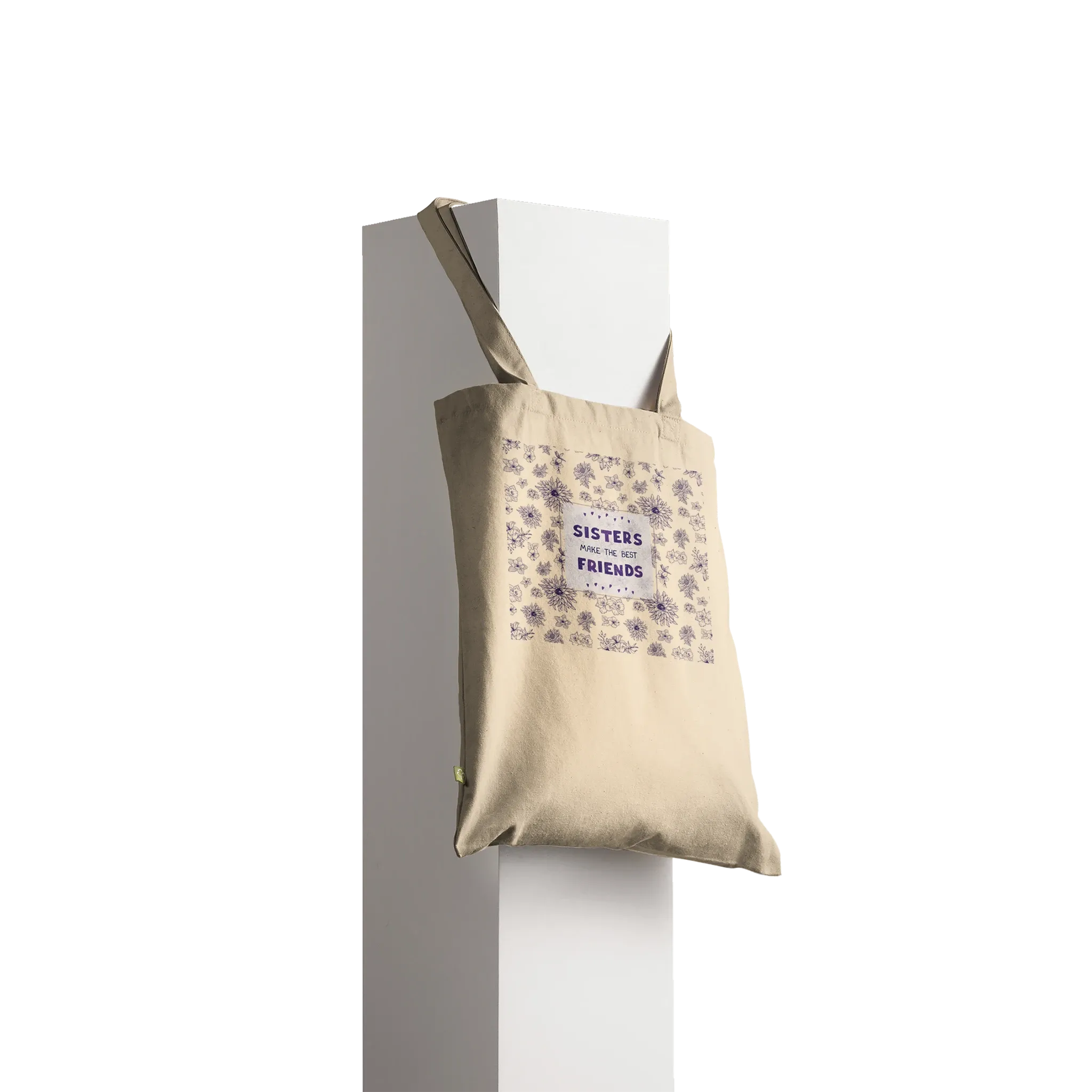 Floral Whisper - Sisters as Best Friends Tote