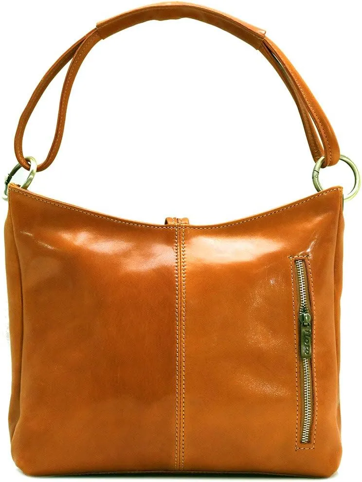 Floto Tavoli Leather Shoulder Bag Women's Handbag with Crossbody Strap