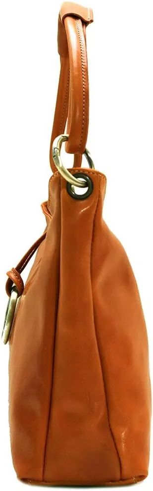 Floto Tavoli Leather Shoulder Bag Women's Handbag with Crossbody Strap