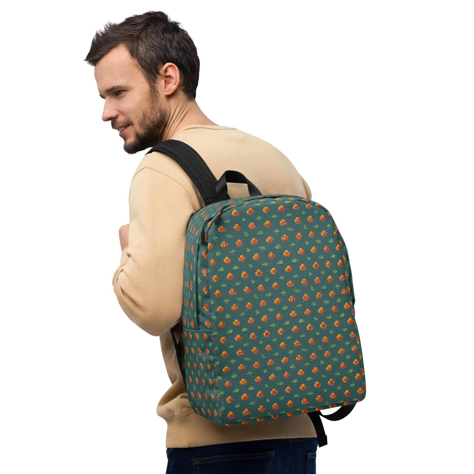 Foliage and Florals Minimalist Backpack