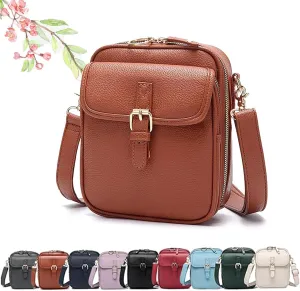 Forcipower Crossbody Bag, Collaborate Crossbody Leather Bag, Urvashi Anti Theft Shoulder Messenger Bags Card Slots for Woman