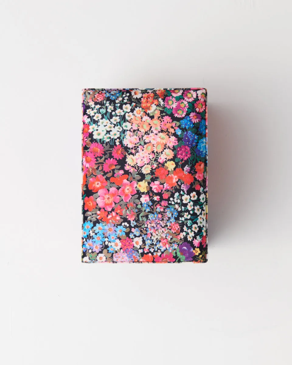 Forever Floral Black Large Velvet Jewellery Box - Kip&Co