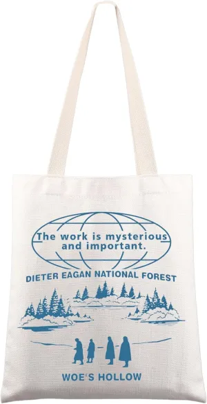 G2TUP Dieter Eagan National Forest Tote Bag Lumon Gifts The Work Is Mysterious And Important Gifts Innie Outie Shoulder Bag