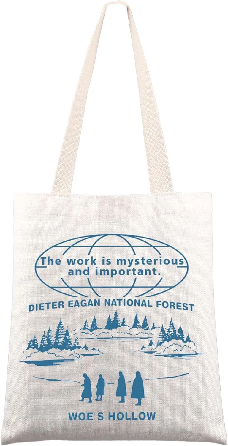 G2TUP Dieter Eagan National Forest Tote Bag Lumon Gifts The Work Is Mysterious And Important Gifts Innie Outie Shoulder Bag