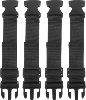 Garneck 4 Pcs Adjustable Luggage Straps for Travel - Durable Suitcase Connector Straps with Quick Release Buckles - Ideal for Securing Handbags and Backpacks to Your Luggage
