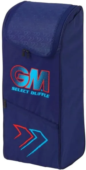 Gunn & Moore GM Cricket Duffle Duffel Bag | Tough 600 Denier Polyester | Small, Medium, Large or Extra Large | Blue, Blue & Red, Black & Blue or Black, Cyan & Fluro