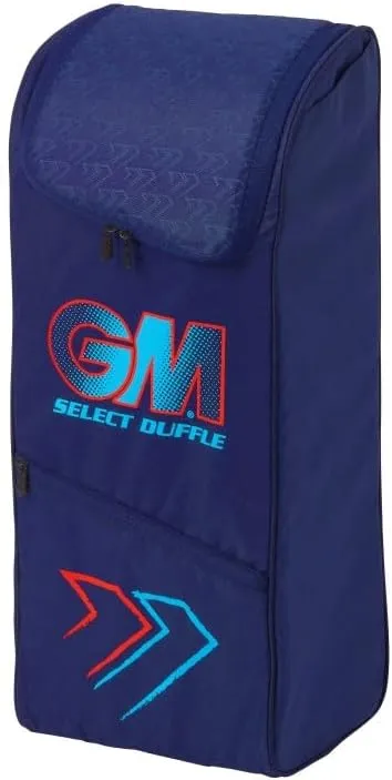 Gunn & Moore GM Cricket Duffle Duffel Bag | Tough 600 Denier Polyester | Small, Medium, Large or Extra Large | Blue, Blue & Red, Black & Blue or Black, Cyan & Fluro
