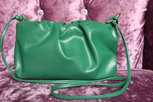 handbag bag underarm cloud Luxurious shoulder Super special fashion chain thick PU bag chain bag shoulder bag women women leather Exceptional value 2020