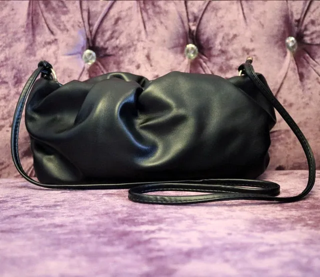 handbag bag underarm cloud Luxurious shoulder Super special fashion chain thick PU bag chain bag shoulder bag women women leather Exceptional value 2020