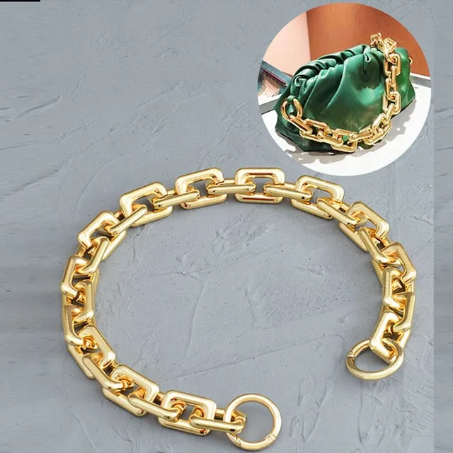handbag bag underarm cloud Luxurious shoulder Super special fashion chain thick PU bag chain bag shoulder bag women women leather Exceptional value 2020