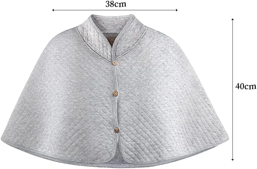 haozaikeji Women Thermal Shoulder Wraps Shoulder Support Warmer Heat Shawl Elderly Pregnant Warm Cape Pain Relief Arthritis