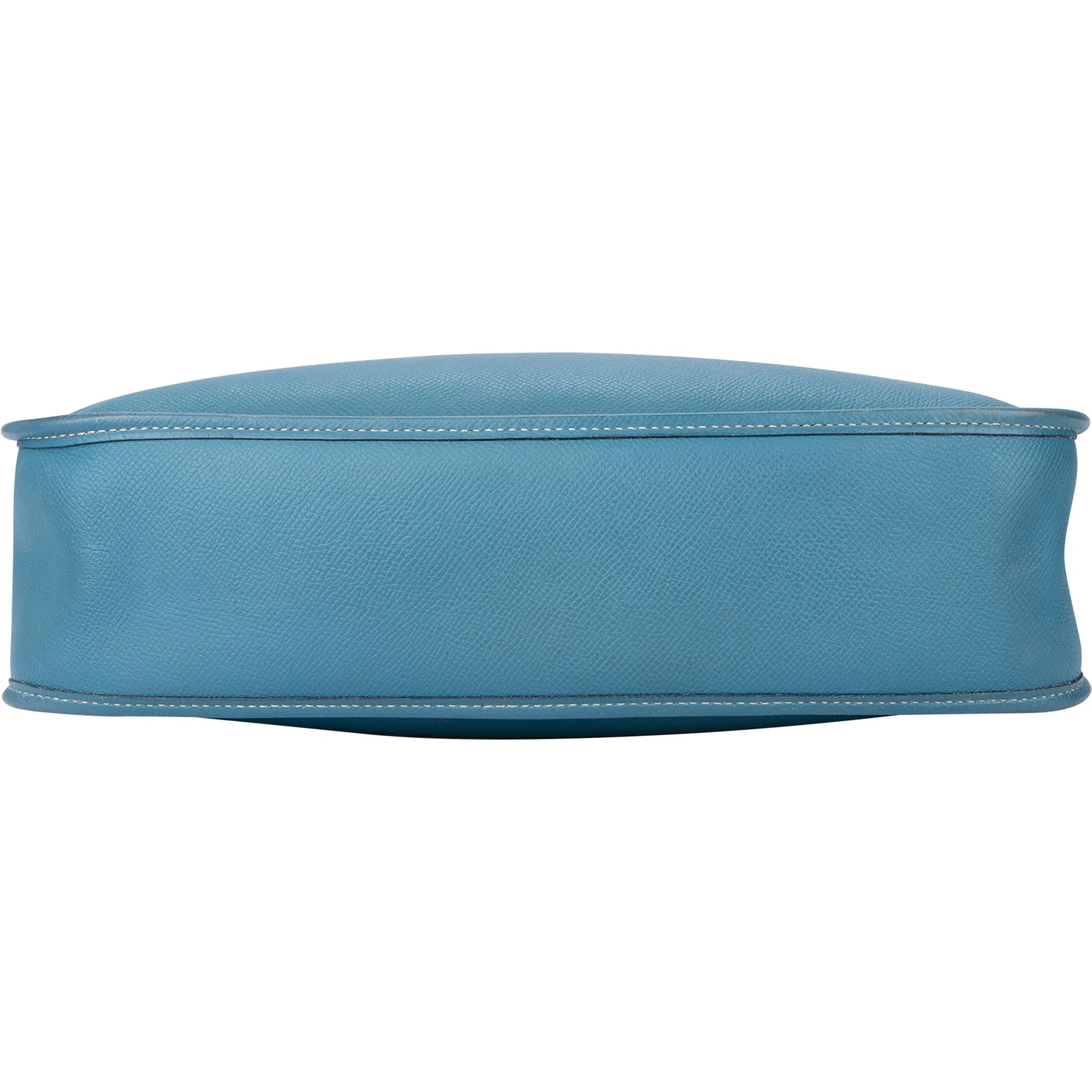 Hermès Bleu Atoll Courchevel Evelyne GM Crossbody Bag